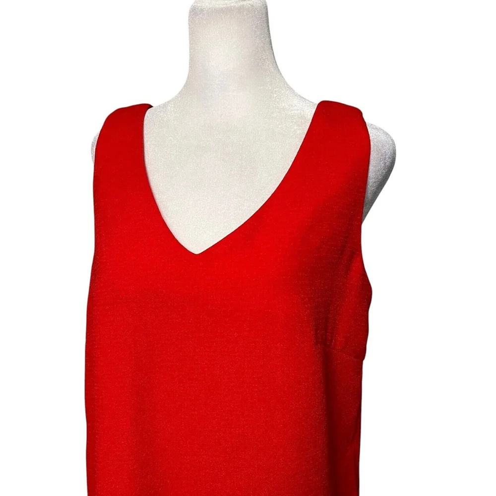 Molly Bracken Red Back Cross Sparkle Dress Size Small NWT